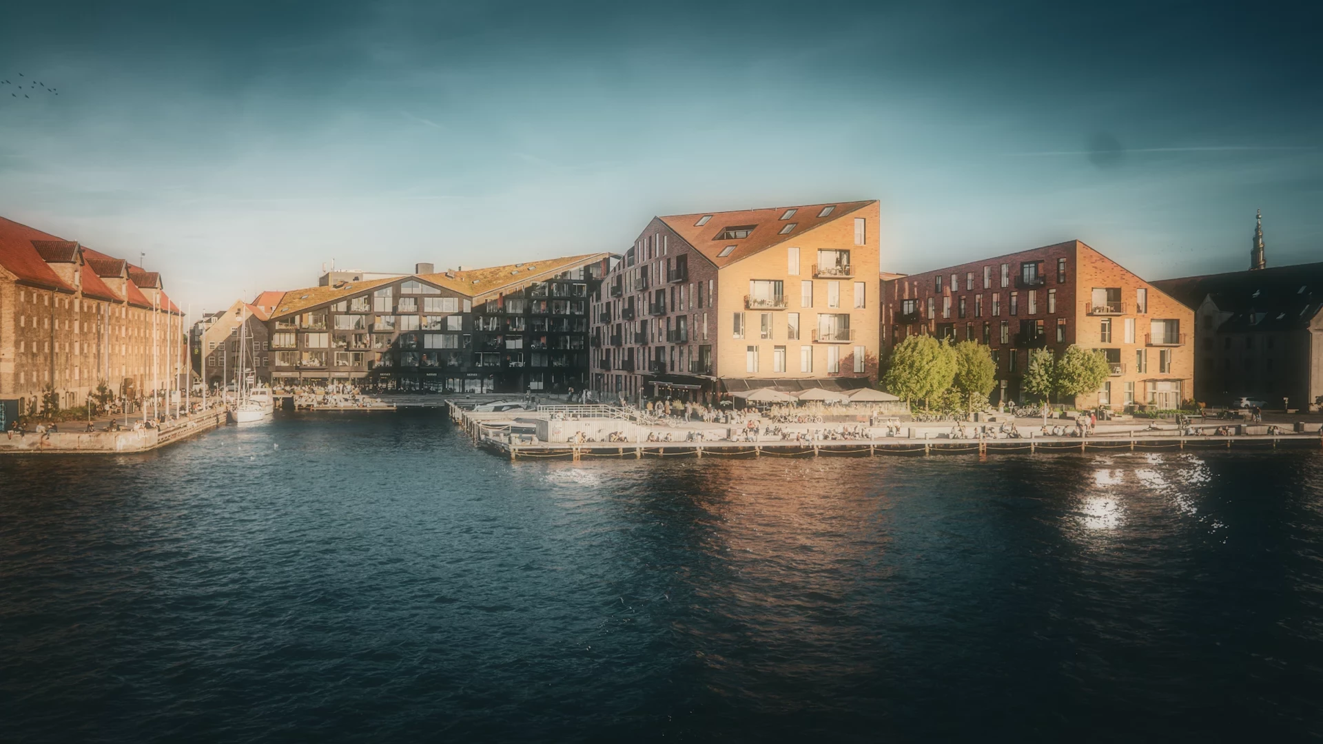 Afternoon light on Copenhagen’s waterfront